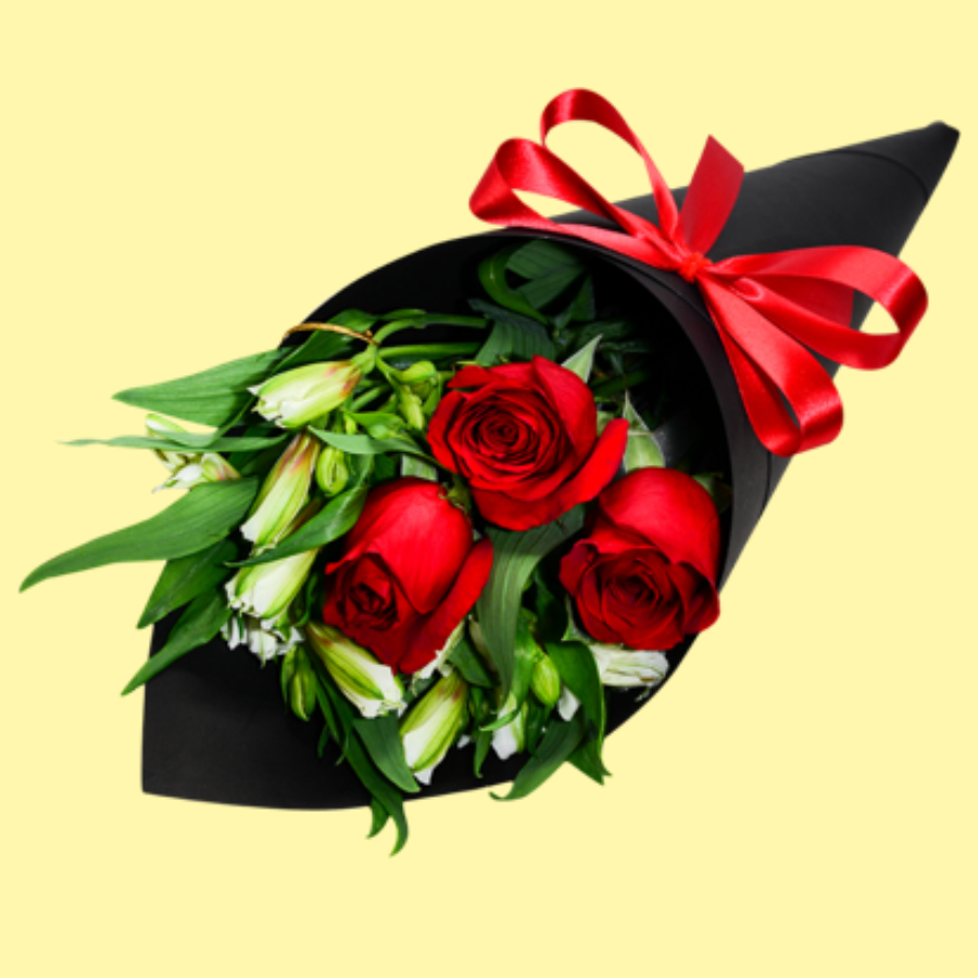 Cono de rosas