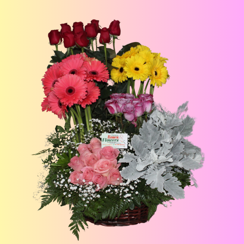 Cesta de Amor y Color
