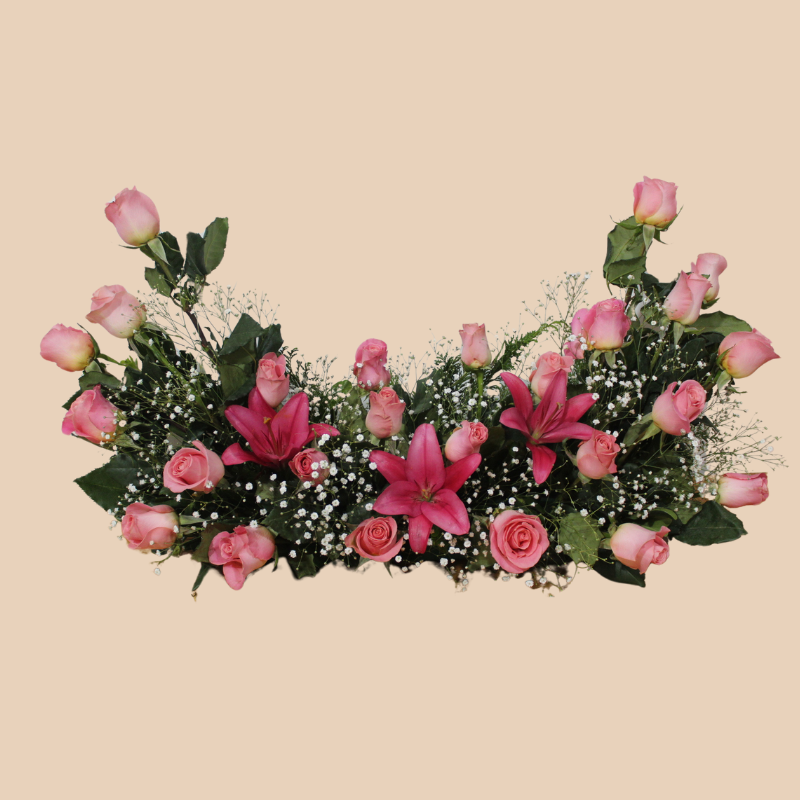 cobertura floral para ataúd
