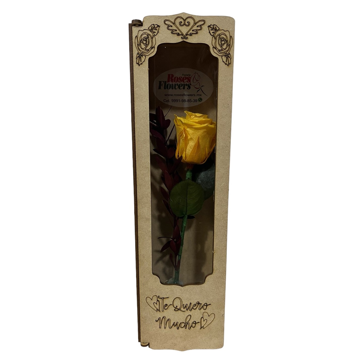 Rosa Eterna Amarilla