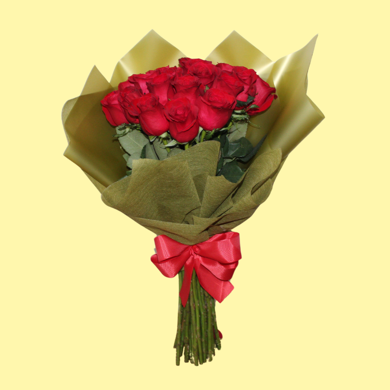 Bouquet  de 24 rosas rojas